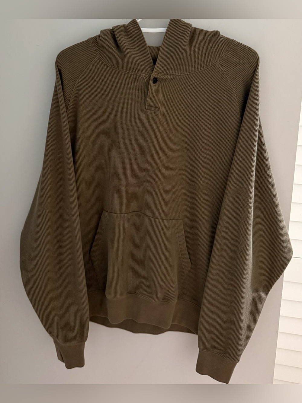 Fear of God Essentials Waffle Henley Hoodie